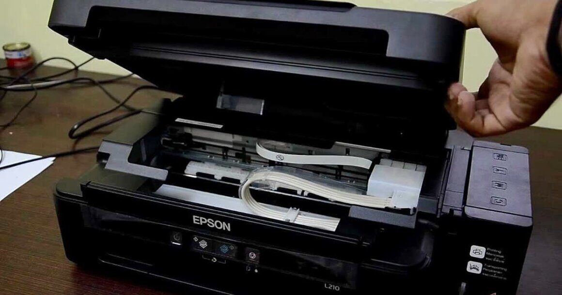 Сверхскоростная замена ролика подачи бумаги на  принтерах Epson L-серии