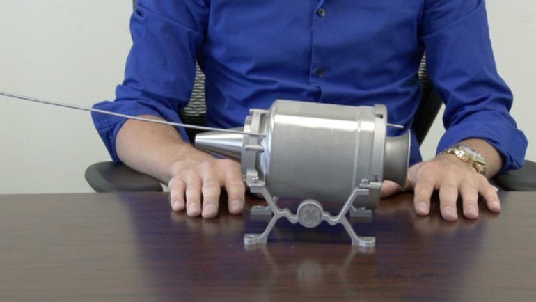 3D-печатный  рабочий реактивный двигатель  от GE Aviation