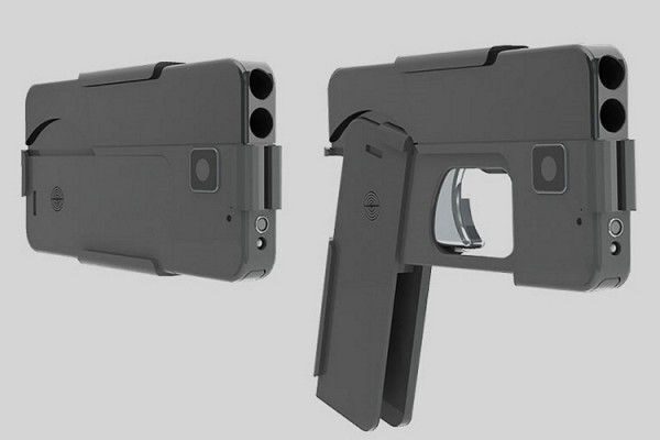 Инженеры Ideal Conceal изобрели  двухзарядный пистолет в виде смартфона