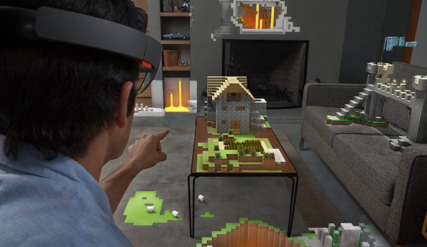 Hololens можно будет  юзать для  игры на Xbox One!