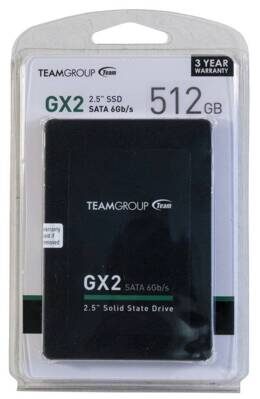Обзор SSD-накопителя TeamGroup GX2 ёмкостью 512 Gb
